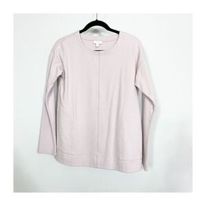 J Jill Sweatshirt Pullover Pink Longsleeve cotton Blend Womens XS